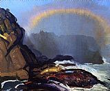 Rainbow Canvas Paintings - Fog Rainbow